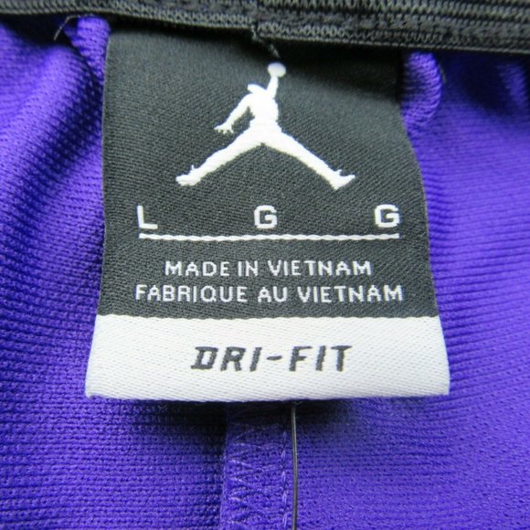Jordan Alpha Gym Training Pants Purple Taper Leg - Picture 9 of 11